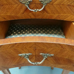 Rare Pair Of Inlaid Bedside Cabinets