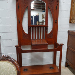 Australian Arts and Crafts Hall Stand