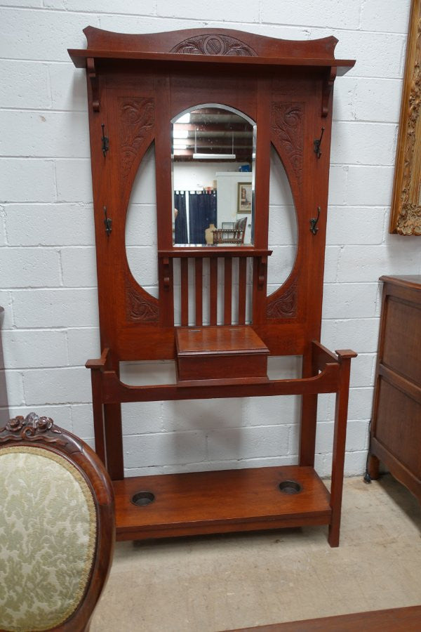 Australian Arts and Crafts Hall Stand