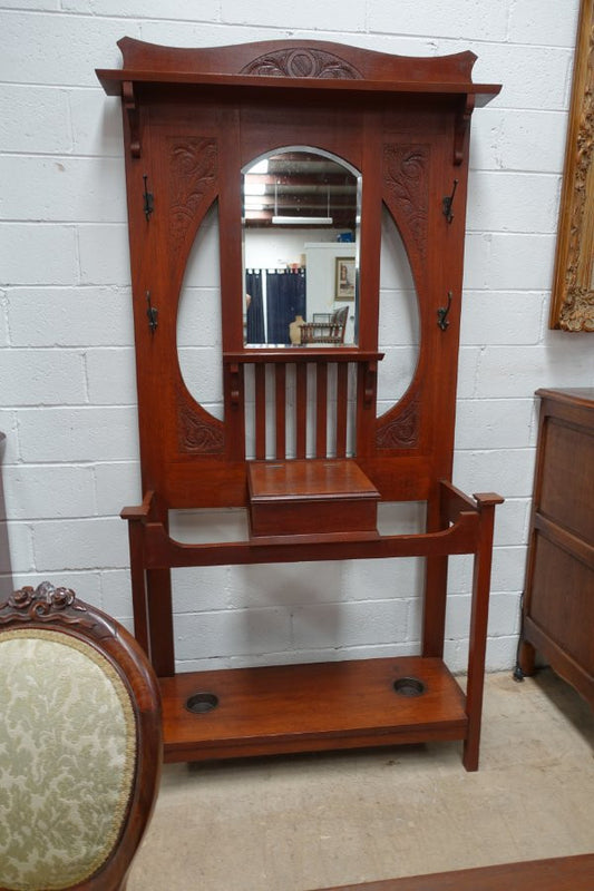 Australian Arts and Crafts Hall Stand