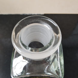 A Ivima 1895 Portugal hand blown glass decanter with stopper in good original condition.
