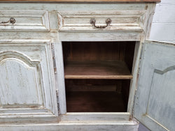19th Century French Painted Three Door Oak Buffet | Antique & Vintage | Moonee Ponds Antiques | Australia Wide Delivery