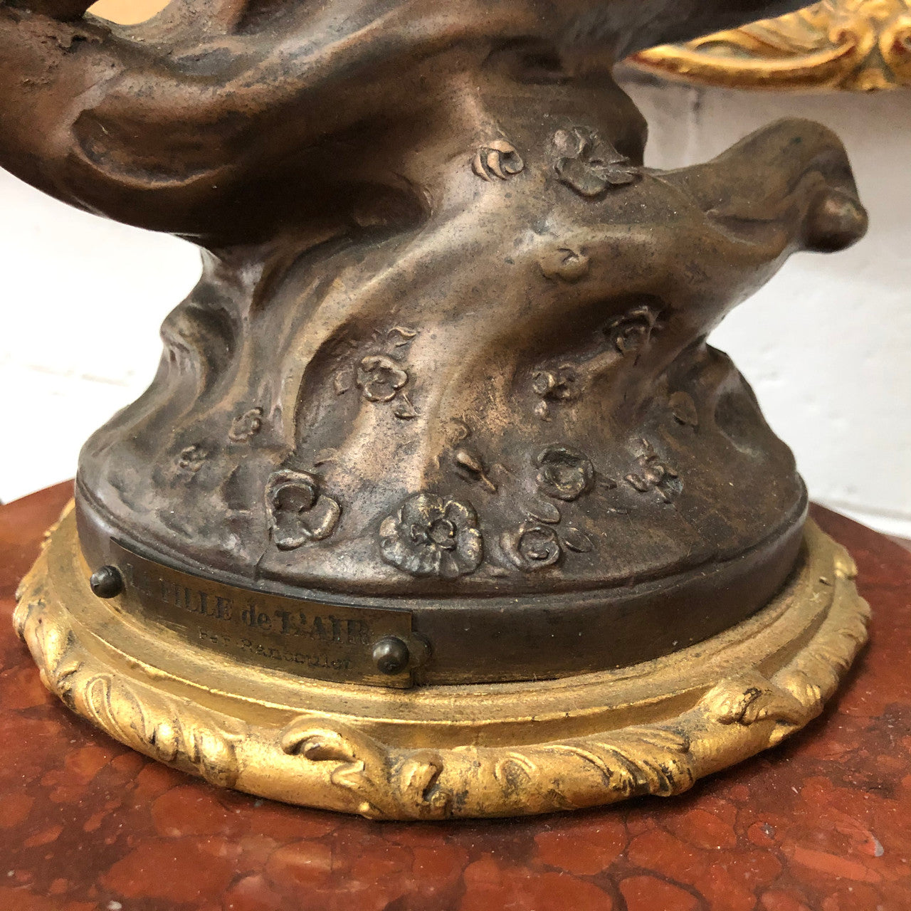 Antique French Bronzed Mantle Clock | Antique & Vintage | Moonee Ponds Antiques | Australia Wide Delivery
