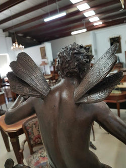 Monumental French Gilt & Rouge Marble Clock | Antique & Vintage | Moonee Ponds Antiques | Australia Wide Delivery