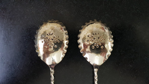 Pair of Sheffield Spoons