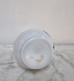 Antique Floral Hand Painted Milk Glass Vase | Antique & Vintage | Moonee Ponds Antiques | Australia Wide Delivery