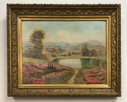 French Country Scene Framed Oil Painting | Antique & Vintage | Moonee Ponds Antiques | Australia Wide Delivery