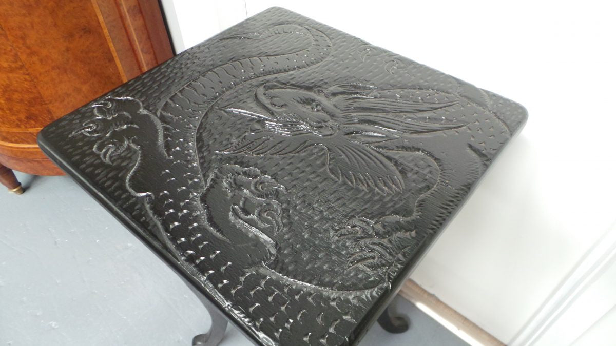 Antique Chinese Carved Side Table | Antique & Vintage | Moonee Ponds Antiques | Australia Wide Delivery