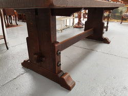19th Century French Oak Pedestal Farmhouse Table | Antique & Vintage | Moonee Ponds Antiques | Australia Wide Delivery