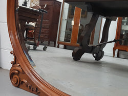 French Antique Louis XV Style Walnut Beveled Glass Mantle Mirror | Antique & Vintage | Moonee Ponds Antiques | Australia Wide Delivery