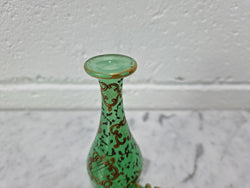 Rare French 19th Century Green Opaline Glass Scent Bottle | Antique & Vintage | Moonee Ponds Antiques | Australia Wide Delivery