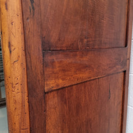 Grand French Mahogany Empire two door bookcase. It has beautiful glass doors and has three fully adjustable shelves. It has been sourced from France and is in good original detailed condition.