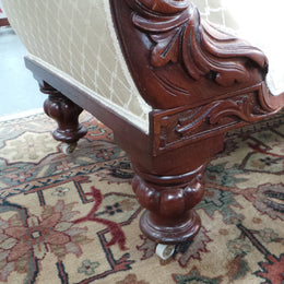 Beautiful Victorian Cedar Chaise Lounge