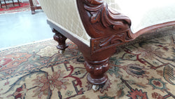 Beautiful Victorian Cedar Chaise Lounge | Antique & Vintage | Moonee Ponds Antiques | Australia Wide Delivery