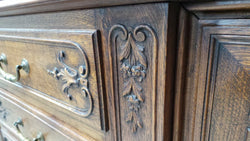 Carved French Oak Sideboard | Antique & Vintage | Moonee Ponds Antiques | Australia Wide Delivery