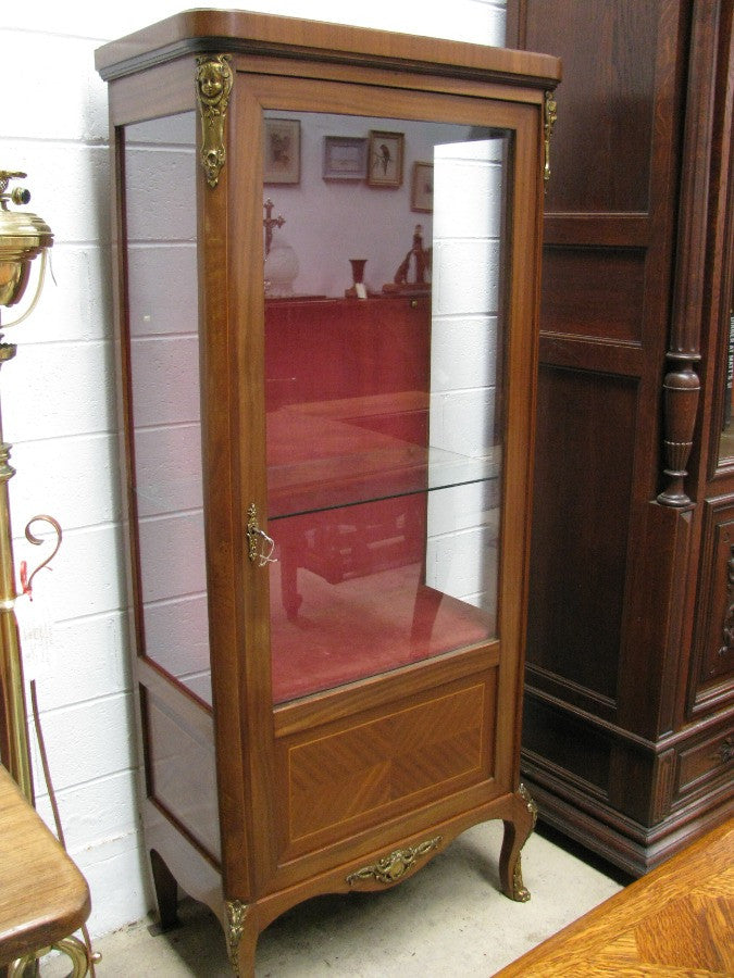 French Walnut Vitrine