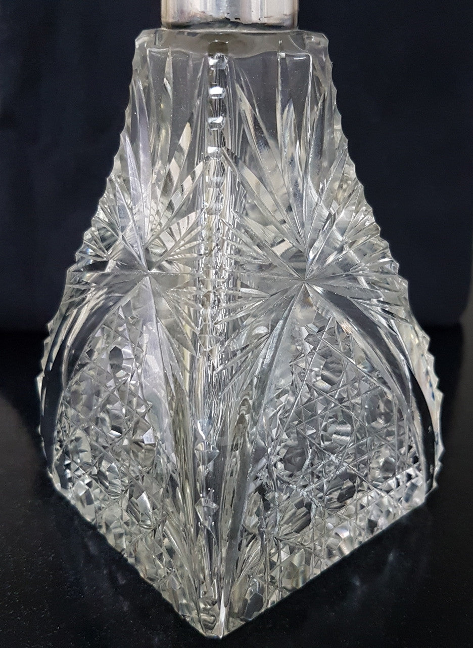 Victorian Cut Crystal Scent Bottle | Antique & Vintage | Moonee Ponds Antiques | Australia Wide Delivery