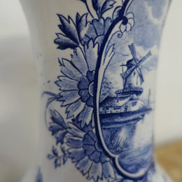 Set of 3 Delftware Vases
