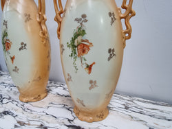 Decorative Pair of Art Nouveau Vases | Antique & Vintage | Moonee Ponds Antiques | Australia Wide Delivery
