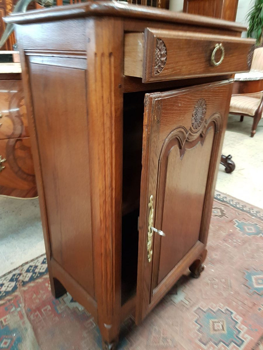Antique French Oak Cabinet