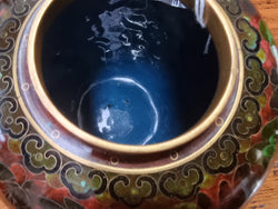 Vintage Cloisonné Vase With a Great Colour Combination | Antique & Vintage | Moonee Ponds Antiques | Australia Wide Delivery