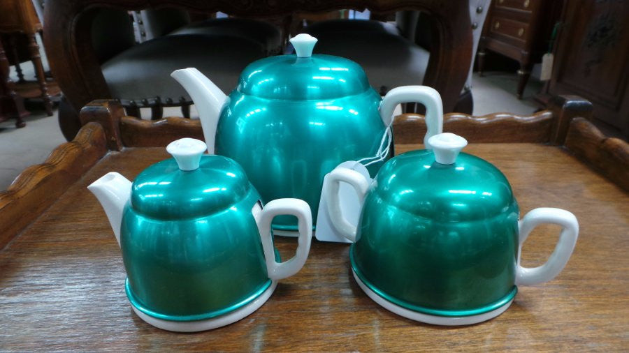 Vintage Anodised Tea Set | Antique & Vintage | Moonee Ponds Antiques | Australia Wide Delivery