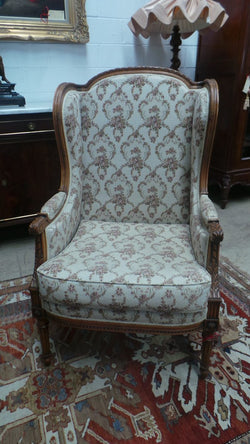 French Walnut Bergere Chair | Antique & Vintage | Moonee Ponds Antiques | Australia Wide Delivery