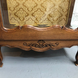 French Oak Louis XV Style Vitrine