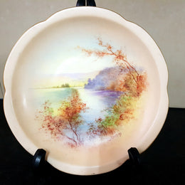 Beautiful Hand-Painted & Signed China Bowl