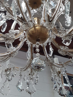 French Parisian Crystal Chandelier | Antique & Vintage | Moonee Ponds Antiques | Australia Wide Delivery