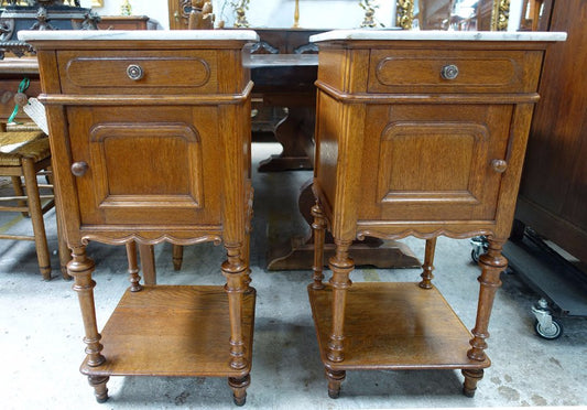 Pair Of Louis XVI Style Bedsides