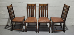 Fabulous Small Oak Extension Table & Four Dinning Chairs | Antique & Vintage | Moonee Ponds Antiques | Australia Wide Delivery