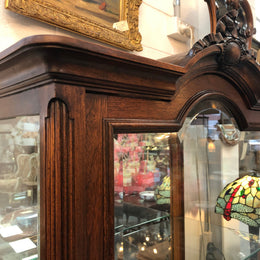 Superb French Oak Vitrine