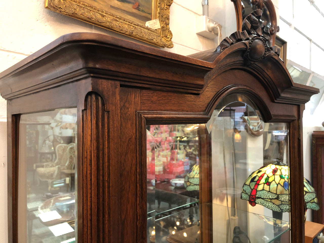 Superb French Oak Vitrine