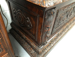 Beautifully Carved 19th Century Gothic Style Hall Seat | Antique & Vintage | Moonee Ponds Antiques | Australia Wide Delivery