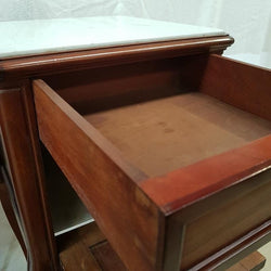 Pair of French Louis XV Style Bedside Cabinets | Antique & Vintage | Moonee Ponds Antiques | Australia Wide Delivery