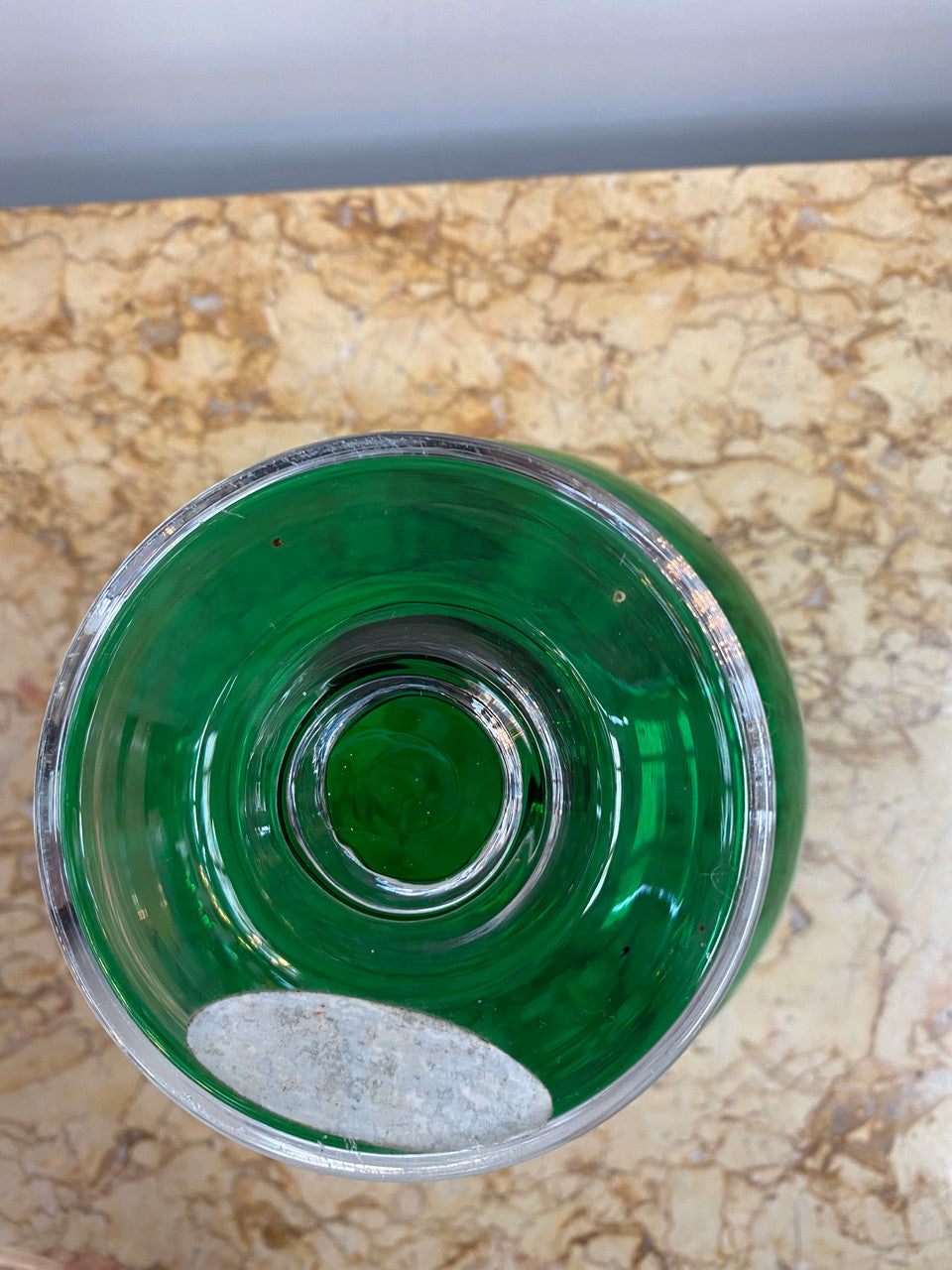 Vintage Swedish Christina Green Glass Vase | Antique & Vintage | Moonee Ponds Antiques | Australia Wide