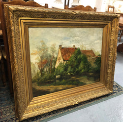 Beautiful French Impressionist Oil On Canvas | Antique & Vintage | Moonee Ponds Antiques | Australia Wide Delivery