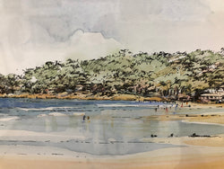 Fabulous Framed Signed Lithograph Of Lorne | Antique & Vintage | Moonee Ponds Antiques | Australia Wide Delivery