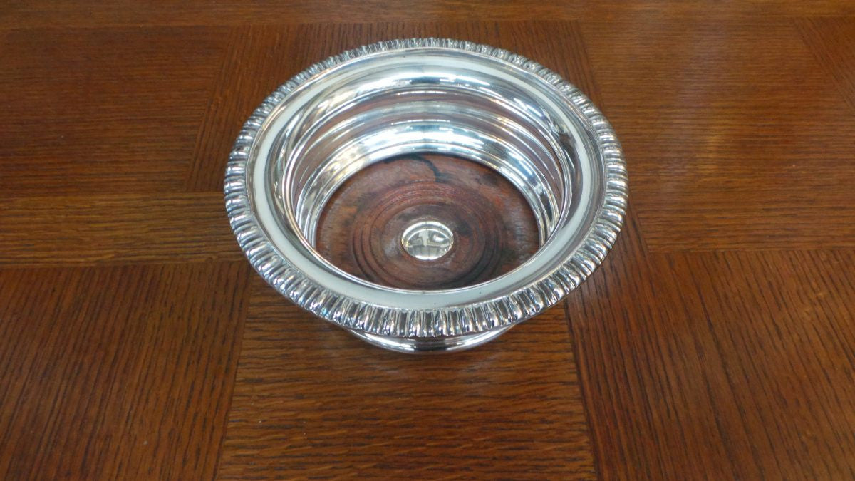 A Fabulous Sheffield Silver Plate Wine Coaster