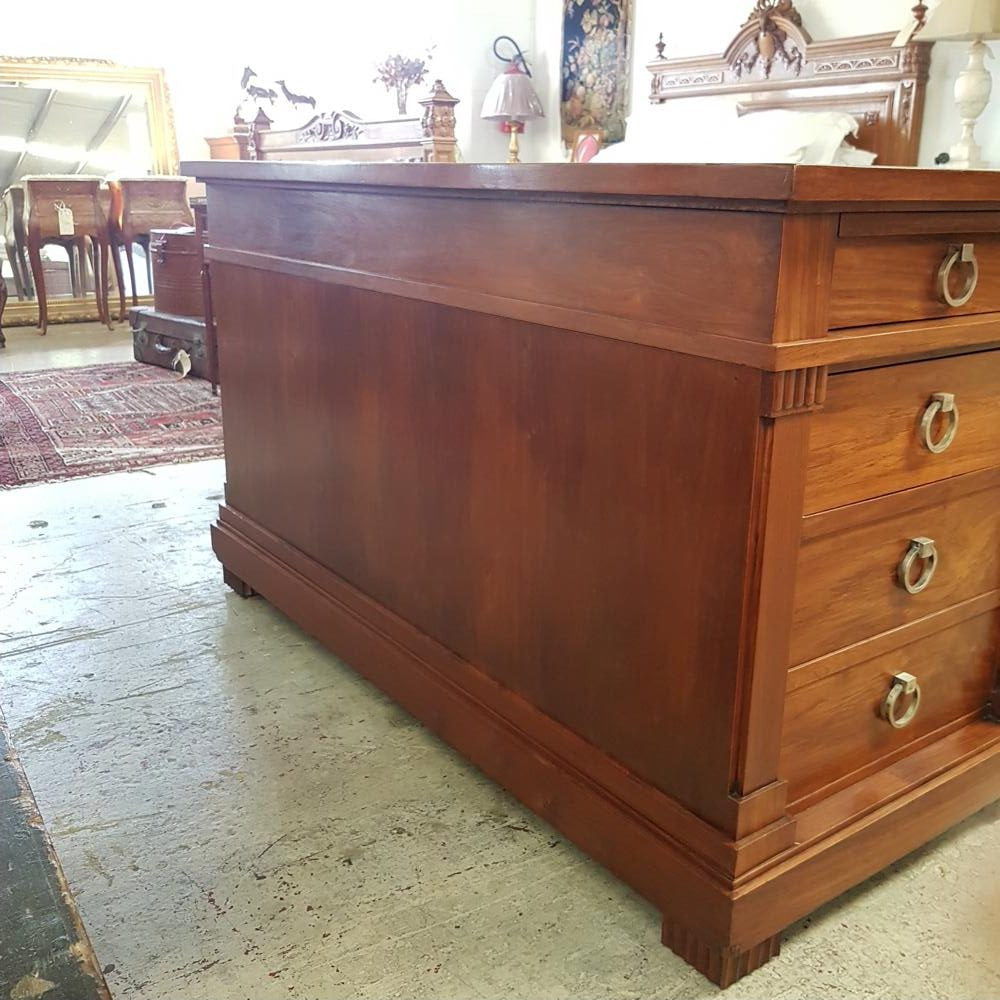 French Art Deco Partners Desk | Antique & Vintage | Moonee Ponds Antiques | Australia Wide Delivery