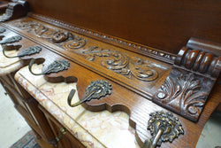 French Oak Coat- Hat Rack | Antique & Vintage | Moonee Ponds Antiques | Australia Wide Delivery
