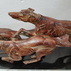 Art Deco French Hounds Sculpture | Antique & Vintage | Moonee Ponds Antiques | Australia Wide Delivery