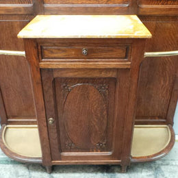 19th Century Carved Oak French Hall Stand