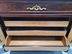 Stunning Rosewood Marble Topped Secretaire With Two Cupboards | Antique & Vintage | Moonee Ponds Antiques | Australia Wide Delivery