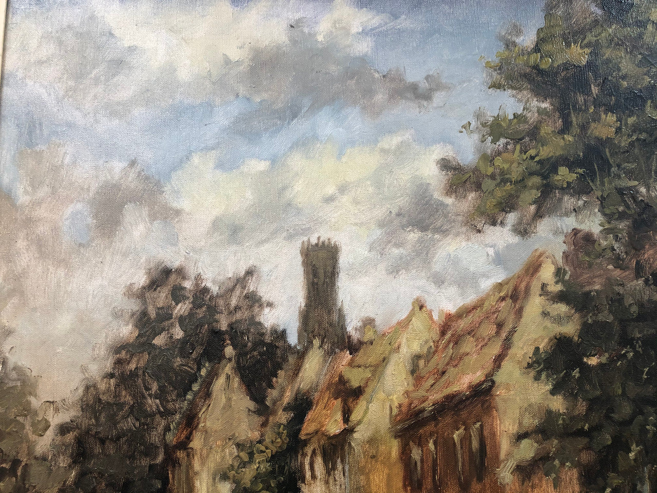 Beautiful French oil painting | Antique & Vintage | Moonee Ponds Antiques | Australia Wide Delivery