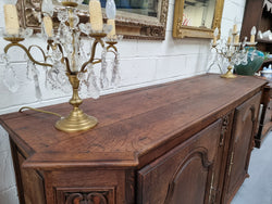 Late 18th Century French Oak Carved Two Door Sideboard | Antique & Vintage | Moonee Ponds Antiques | Australia Wide Delivery