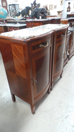 Pair of French Inlaid Bedside Cabinets-3 | Antique & Vintage | Moonee Ponds Antiques | Australia Wide Delivery