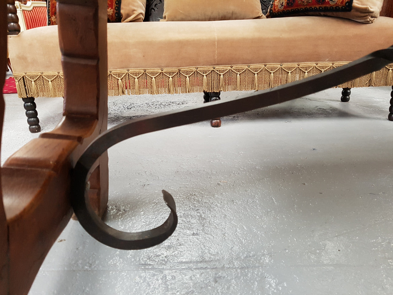 French Oak Spanish Style Farmhouse Dinner Table | Antique & Vintage | Moonee Ponds Antiques | Australia Wide Delivery