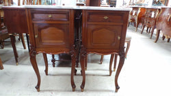 Pair of French Mahogany Bedside Cabinets-2 | Antique & Vintage | Moonee Ponds Antiques | Australia Wide Delivery